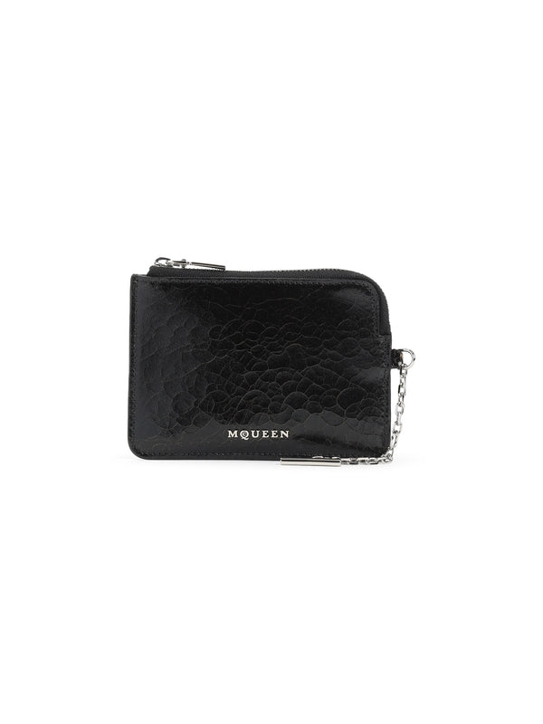 Alexander Mcqueen Black Card Wallet