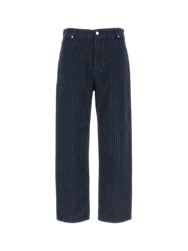 Stitch Stripe Denim Pants