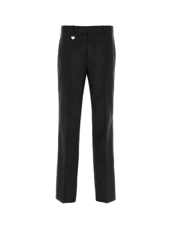 Wool Silk Tailored Pants