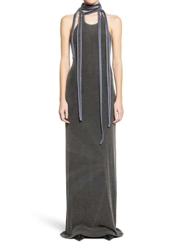 Multi-Scarf Sleeveless Dress