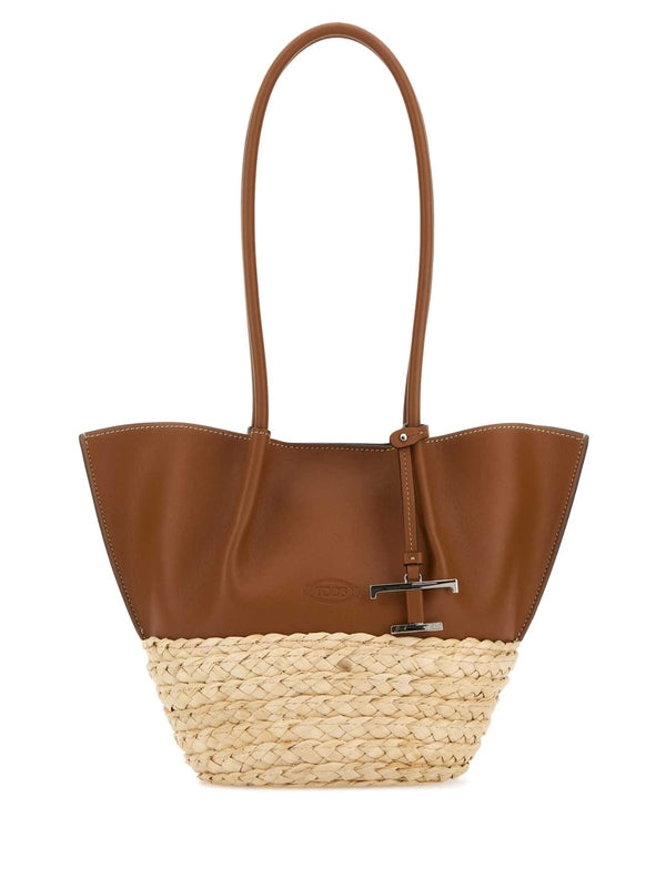 Tod'S Brown Tote Bags