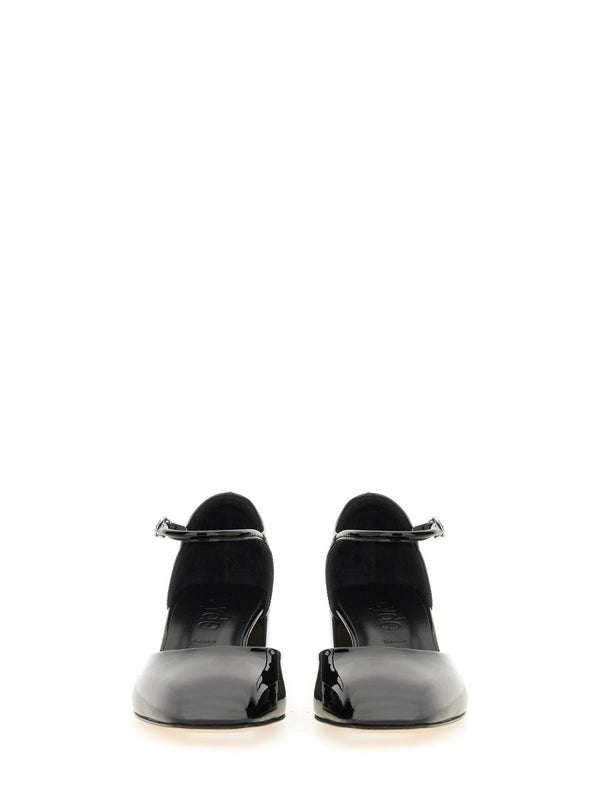 Magda Leather Sandal Heel