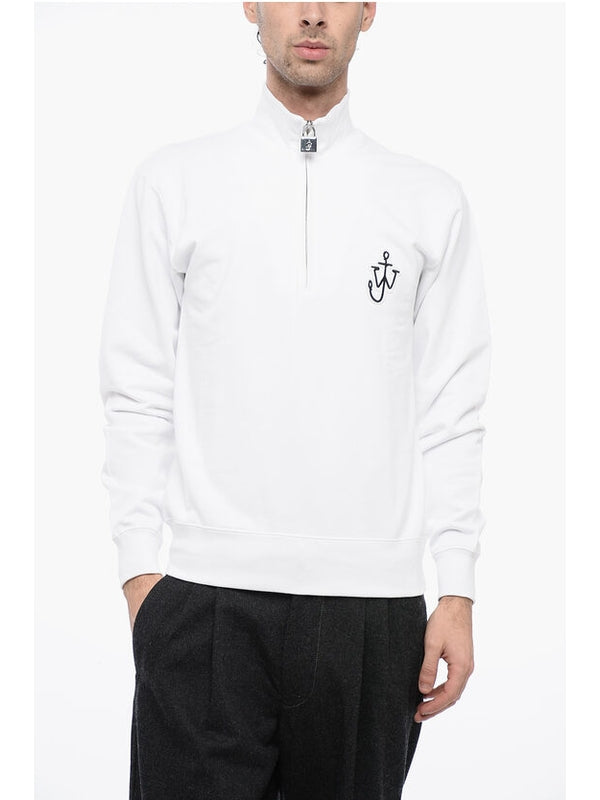 Anchor Logo Half-zip Sweatshirt