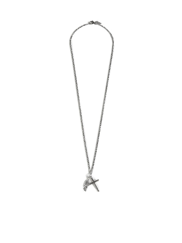 Cross Wing Pendant Necklace