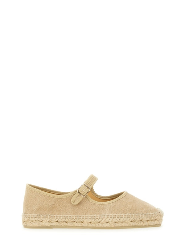 Castañer Beige Flat Shoes