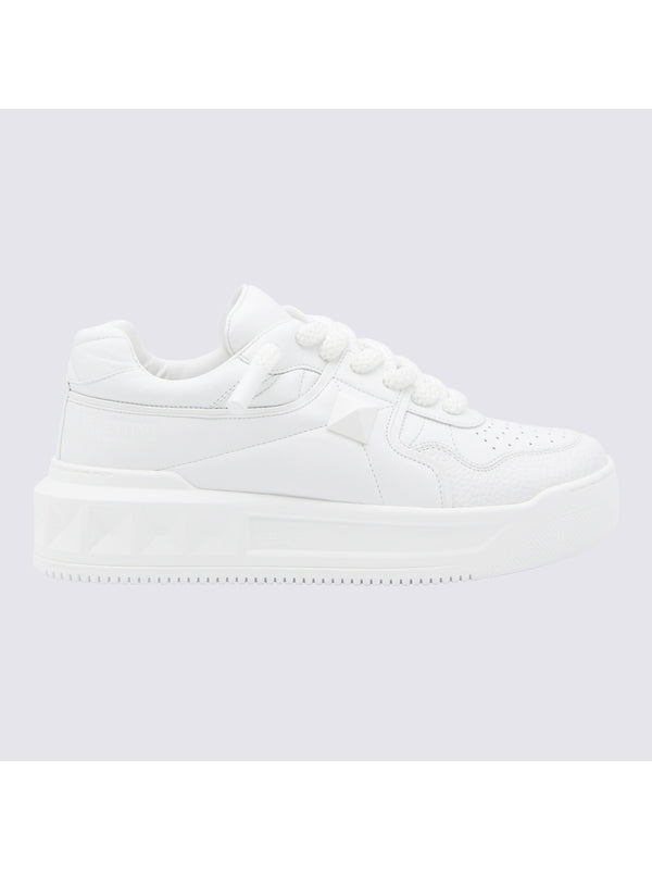 Valentino White Low Top Sneakers