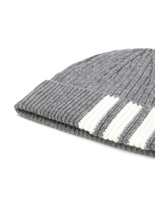 4-Bar Cashmere Knit Beanie