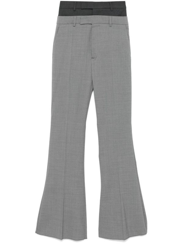 Double Waist Tailored Pants