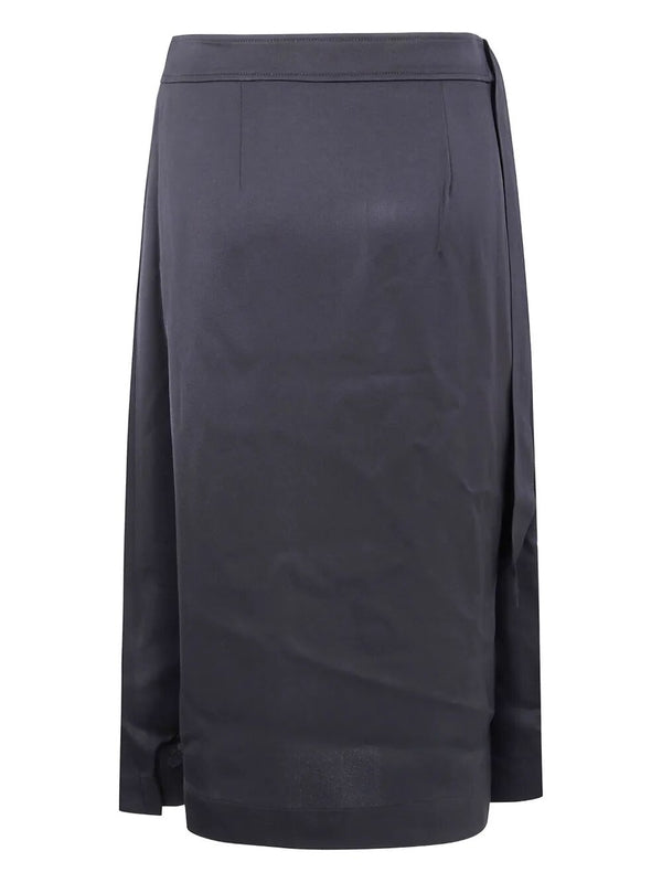 Joseph Navy Skirt