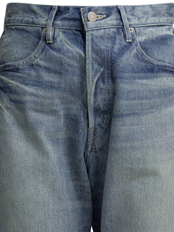 Selvedge Faded Heavy Denim Pants