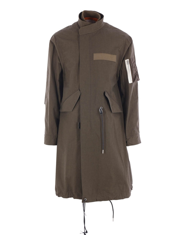 Sacai Khaki Coats