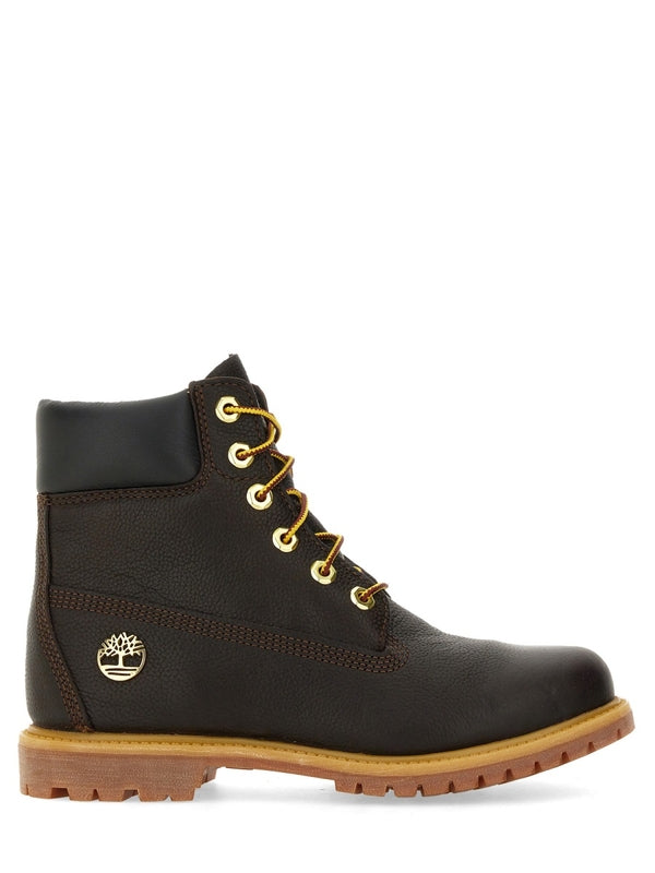 Timberland Brown Lace-Up Boots