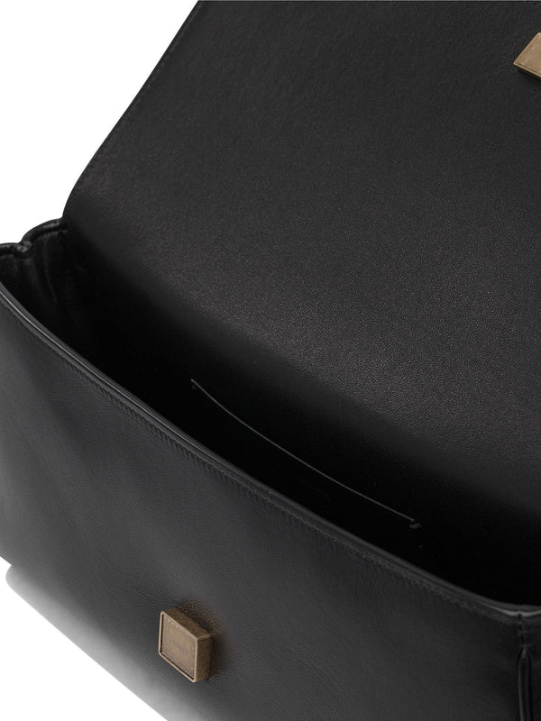 Black Leather Clutch