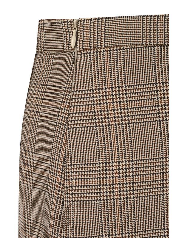 LARDINI - Check Midi Skirt - Jente
