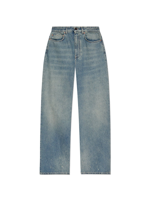 Wide Washing
  Denim Pants