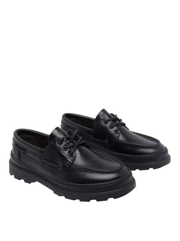 Camper Black Boat Shoes