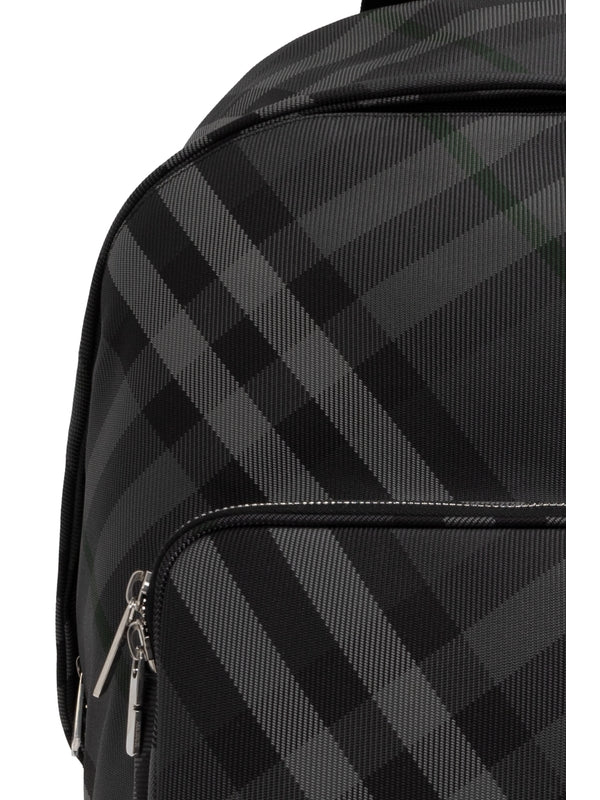 Ekd Check Pattern Nylon
  Backpack