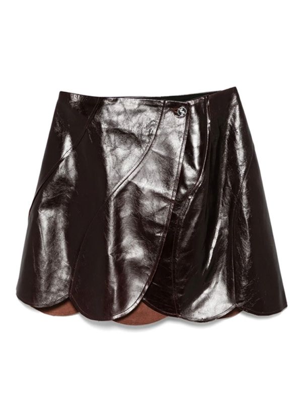 ELLA Calfskin Mini Skirt