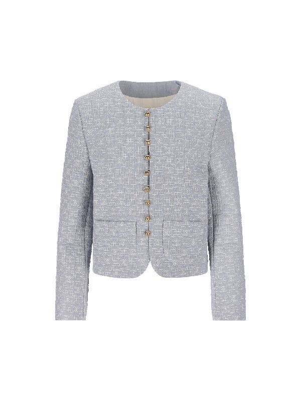 Triomphe Pattern Cotton Jacket