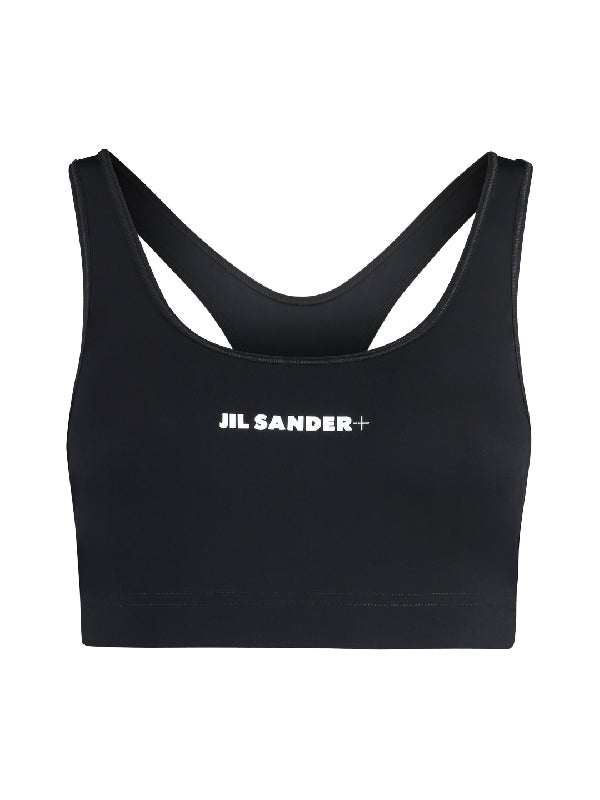 Logo Printed Sports Bra Top