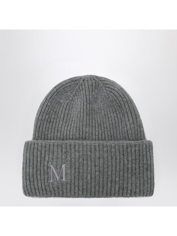 Max Mara Grey Beanies