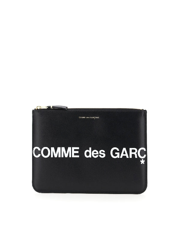 Huge Logo Lettering
  Leather Clutch - Jente