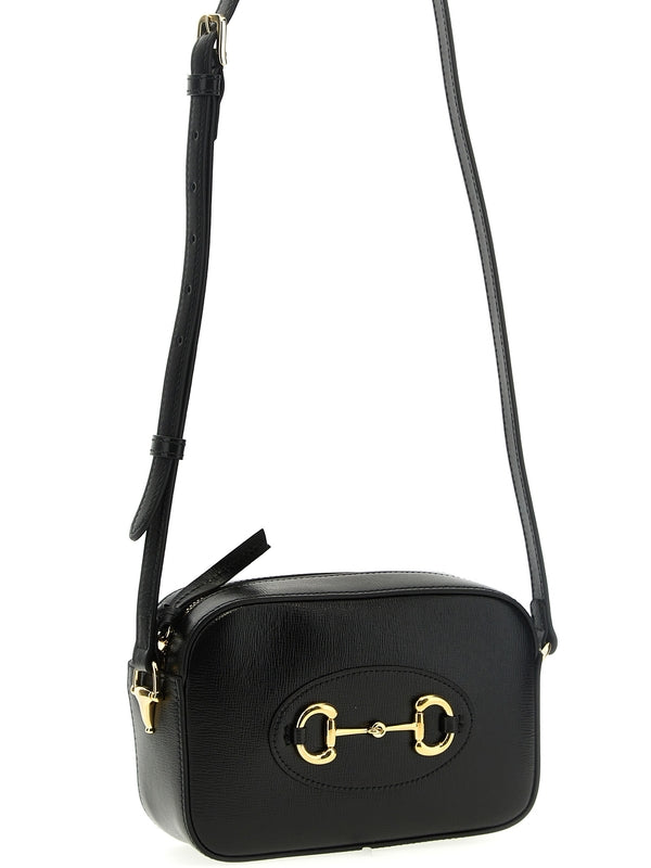 Gucci Horsebit 1955 Small Black Crossbody & Shoulder Bags