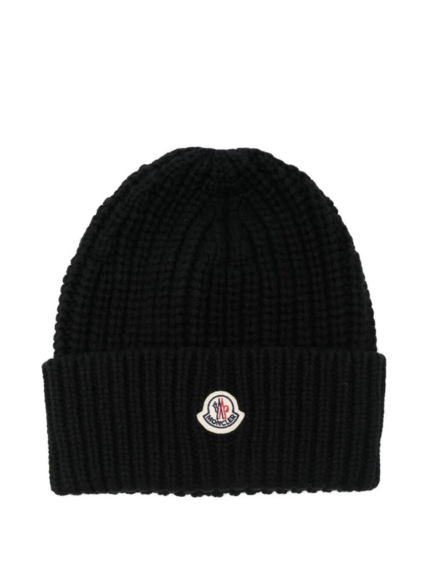 Moncler Black Beanie
