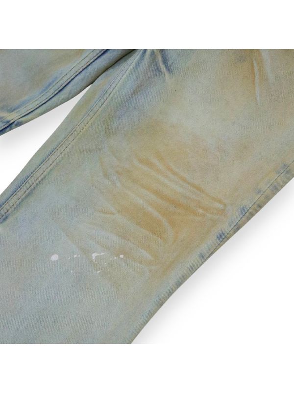 Dirty Washing Flared Denim Pants