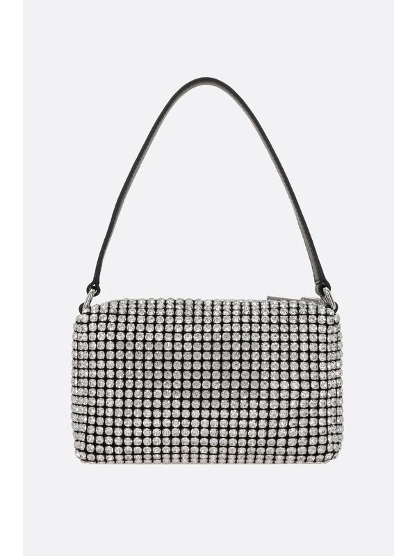 Heiress Crystal Decoration Leather Tote Bag