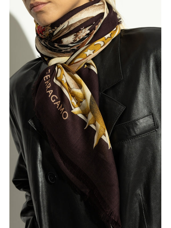 Allover Printing Cashmere
  Scarf