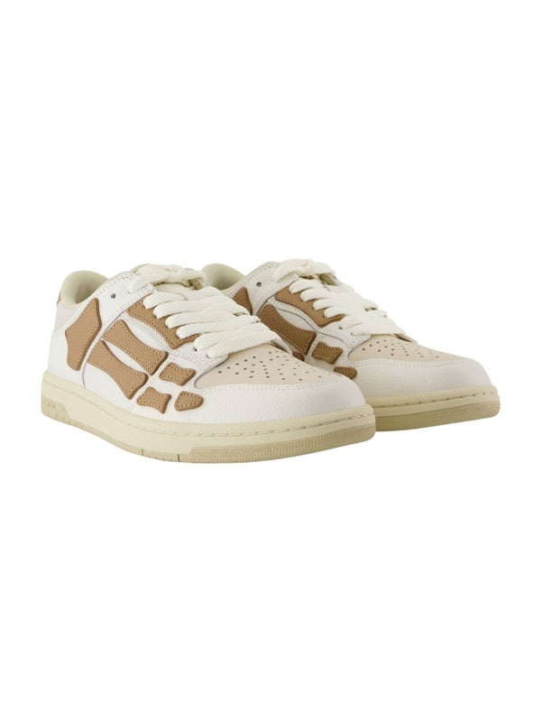Amiri Beige Low Top Sneakers