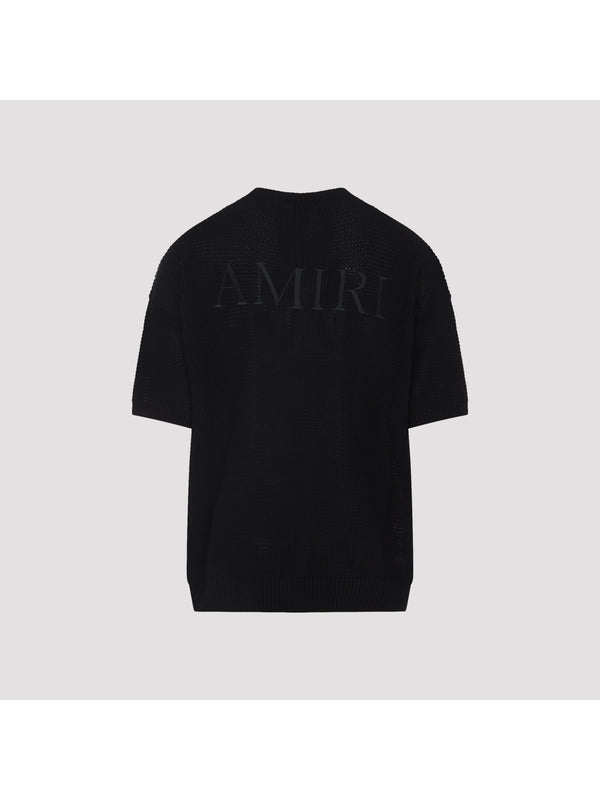 Amiri Black Half Sleeve