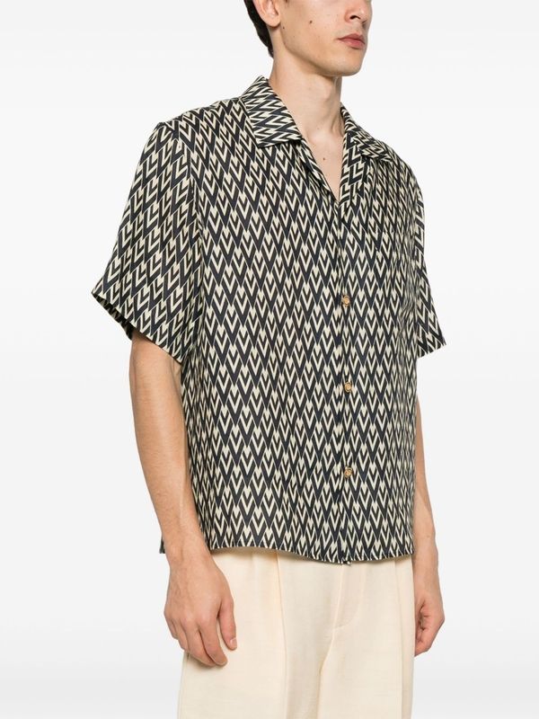 Allover
  Pattern Linen Shirt