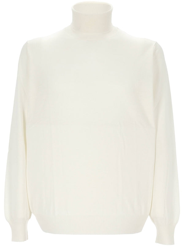 ハイネックウールニット