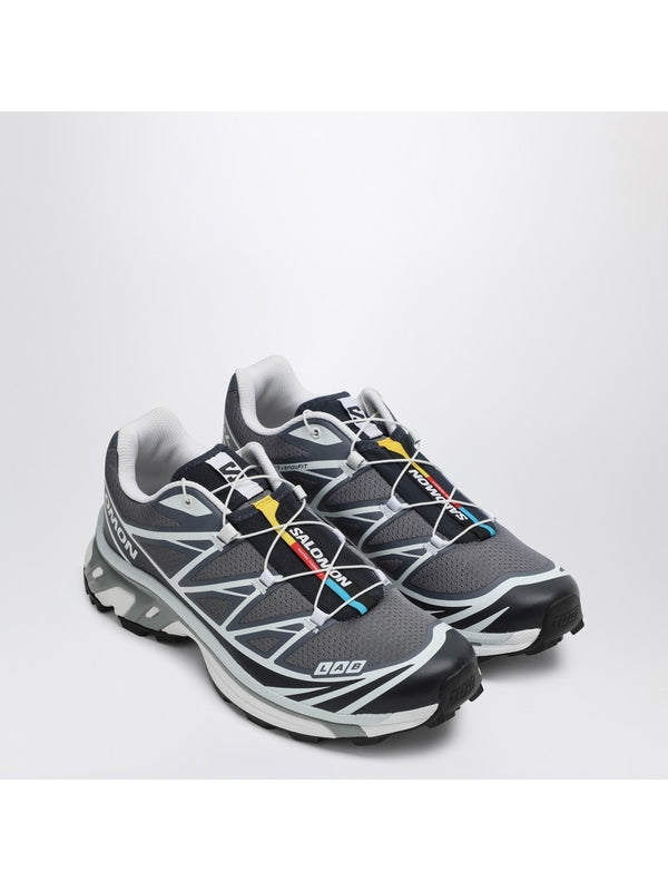 Salomon Grey Low Top Sneakers