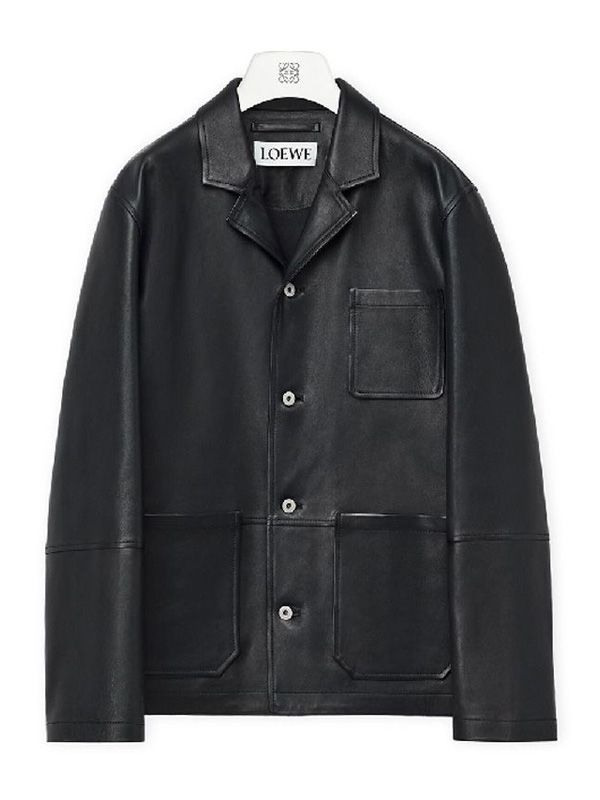 Back Anagram Napa Leather Jacket