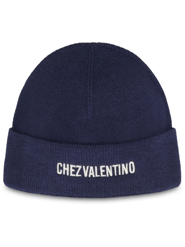Valentino Navy Beanies