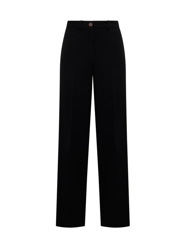 Black Pin-Tuck Pants