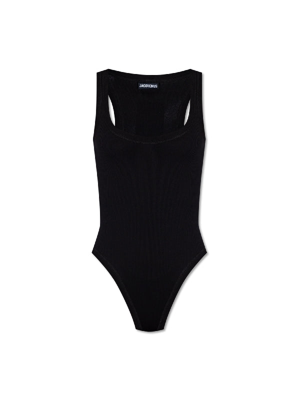 Fine Rib Cotton Bodysuit