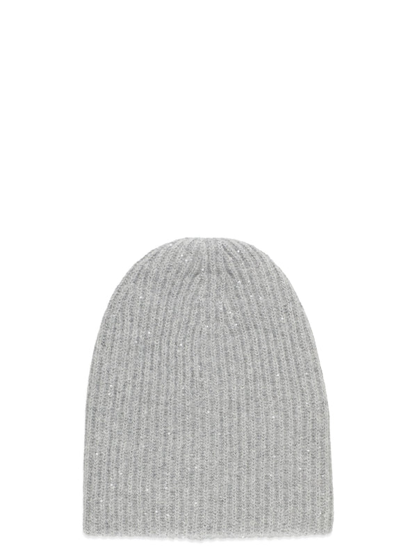 Sequin Detail Wool Beanie