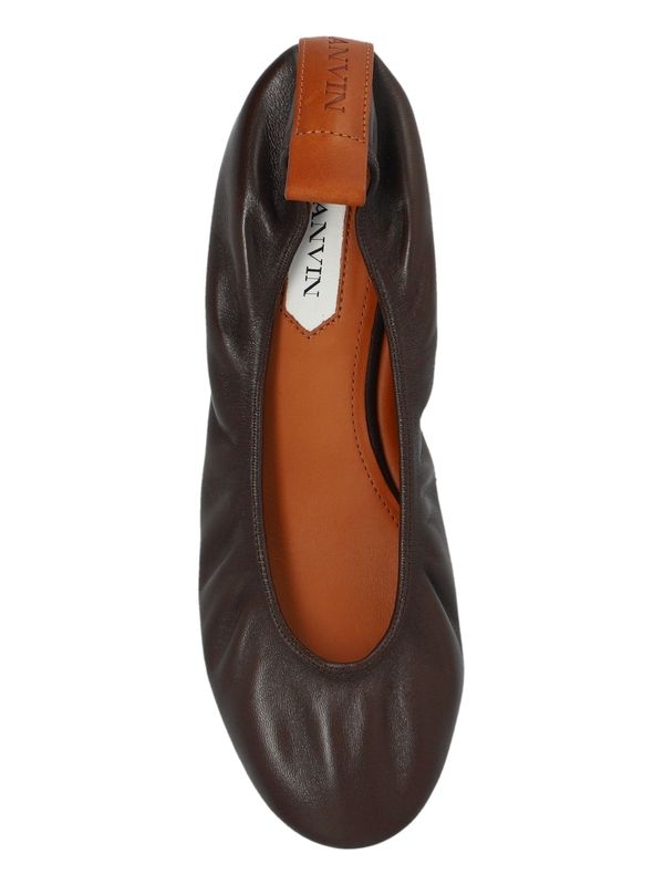 Ballerina Leather Flat Shoes