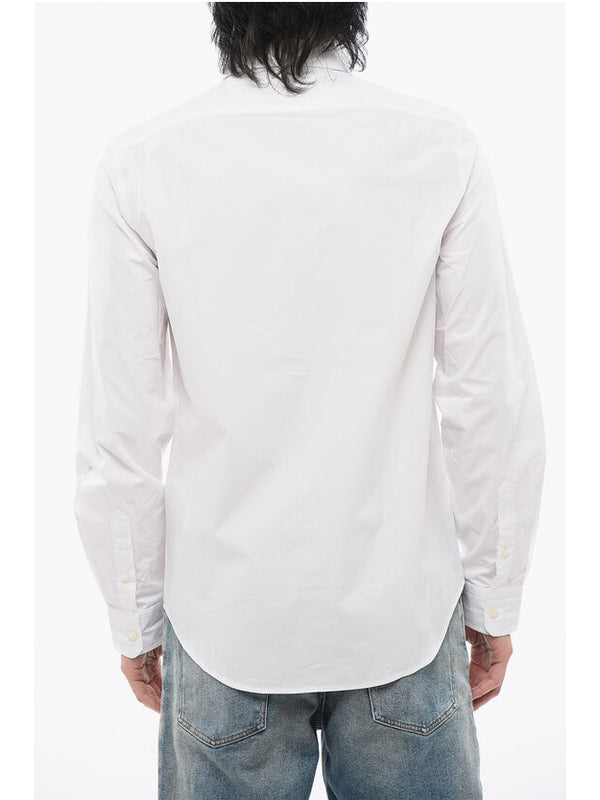 Solid Color Cotton Poplin S-BEN-CL-A Shirt Shirts