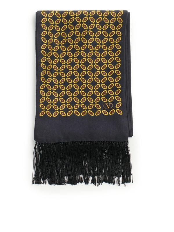 Chamber Fringe Silk Scarf