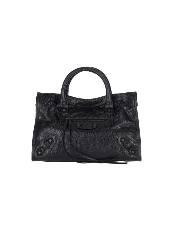 Balenciaga City Small Black Tote Bags