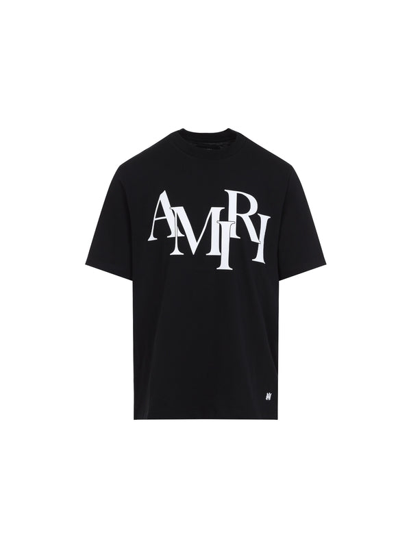 Amiri Black Half Sleeve