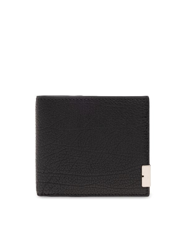 B Cut Leather Bifold Wallet