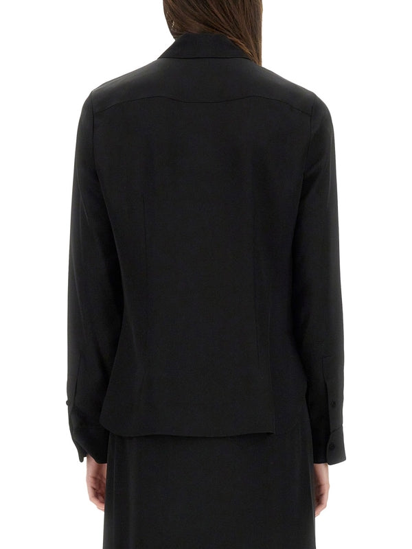 Theory Black Shirts & Blouses