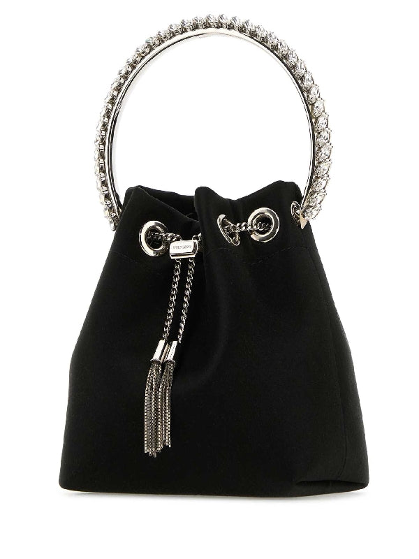 Bonbon Satin Bucket Bag