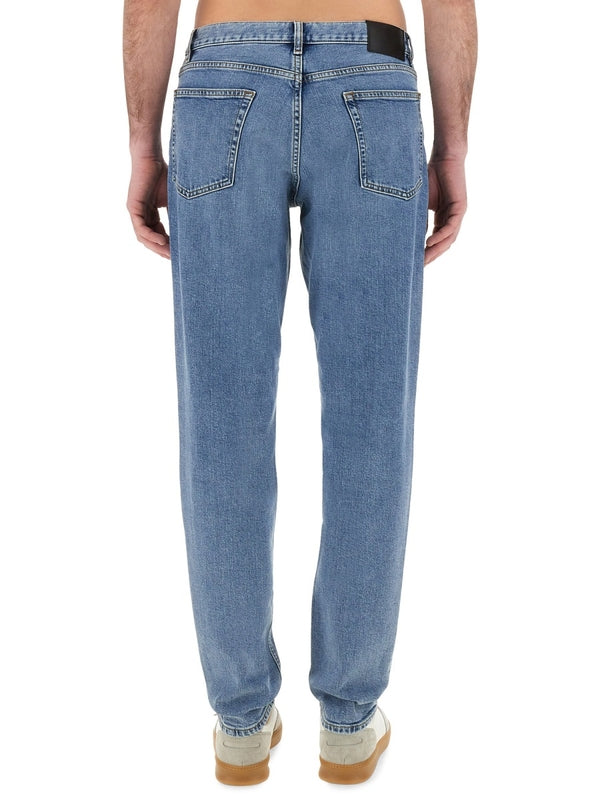 Back Logo Patch Denim Pants